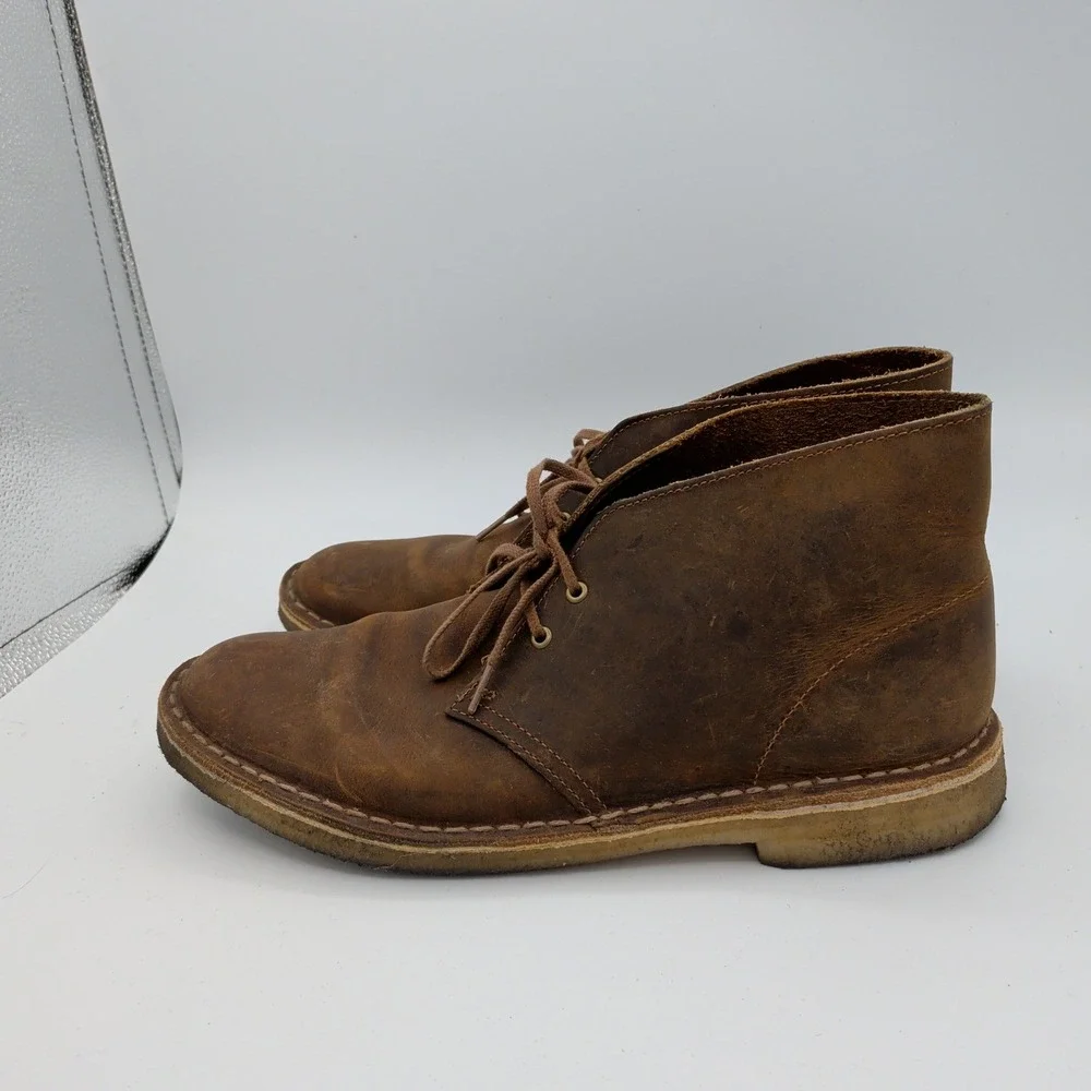 Clarks Originals Desert‎ Boot Beeswax Brown Leather Chukka Mens Size 9 26106562
